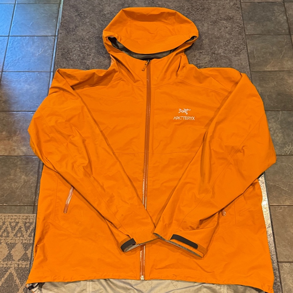 Arc'teryx Vibrant Orange Shell Jacket